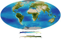 Global primary production (NASA)